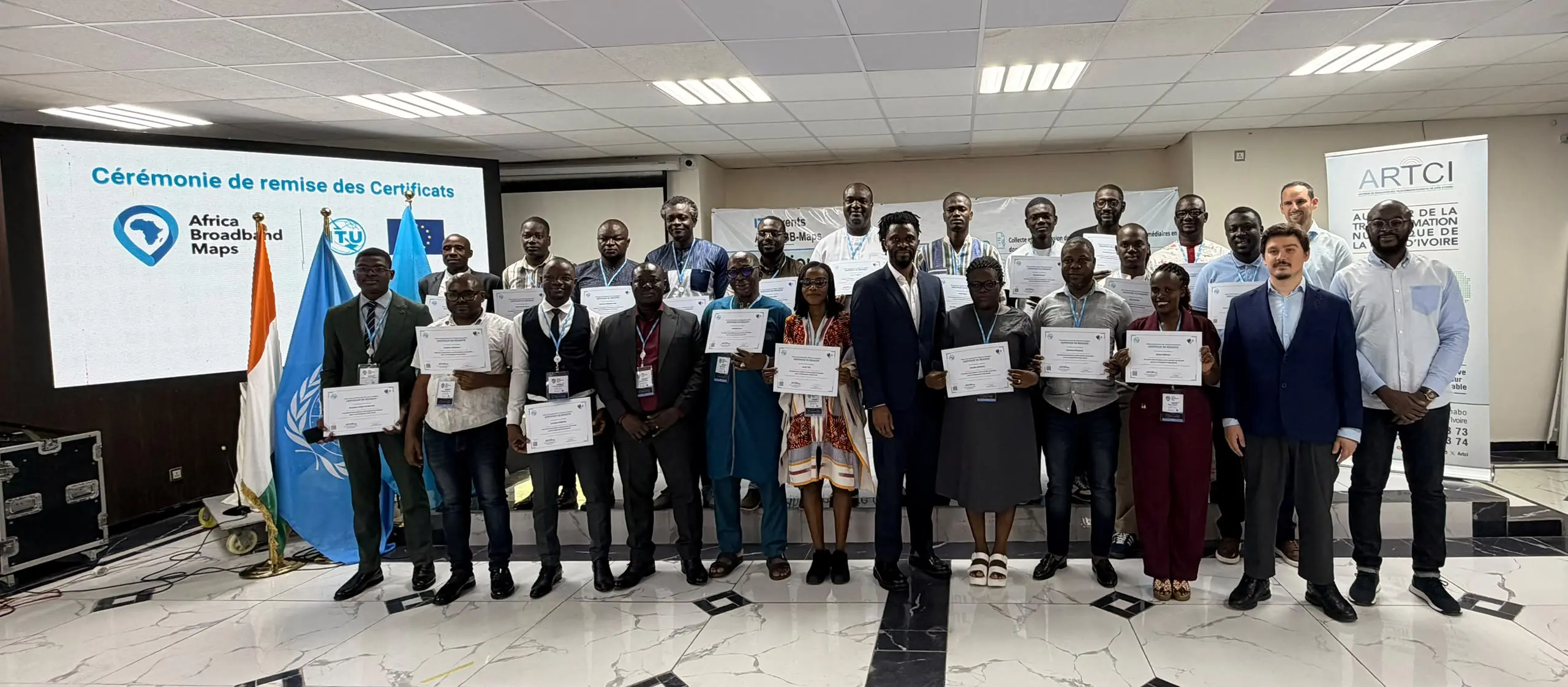 High-speed Internet: ITU and ARTCI Strengthen Skills in Digital Mapping