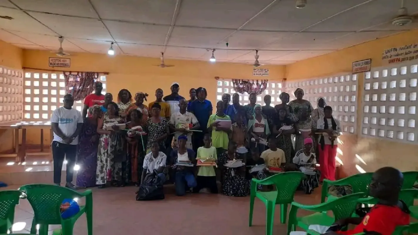 Guiglo: ACOFDEM NGO Provides School Kits to Orphaned Children