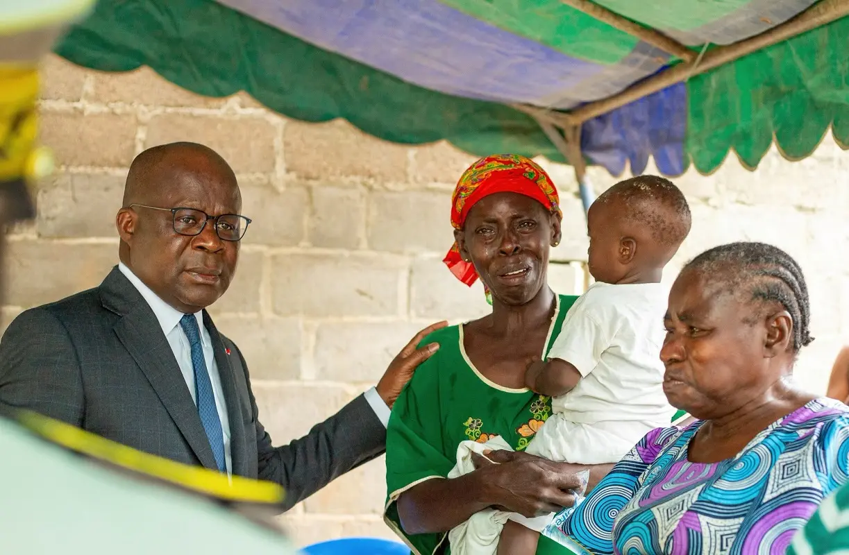 Agboville : Pierre Dimba condamne l’assassinat de Grâce et apporte du réconfort à la famille éplorée