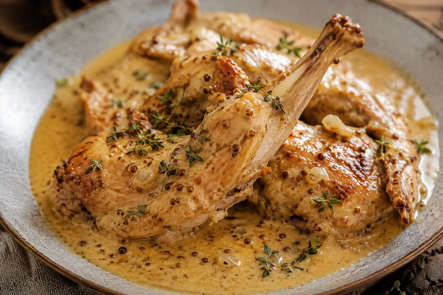 Mustard Rabbit: This Final Touch Completely Changes the Sauce