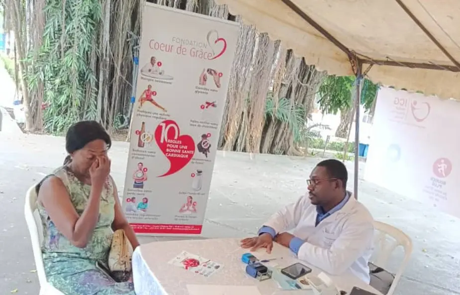 World Heart Day: Screening in Cocody Reveals High Blood Pressure Among Visitors