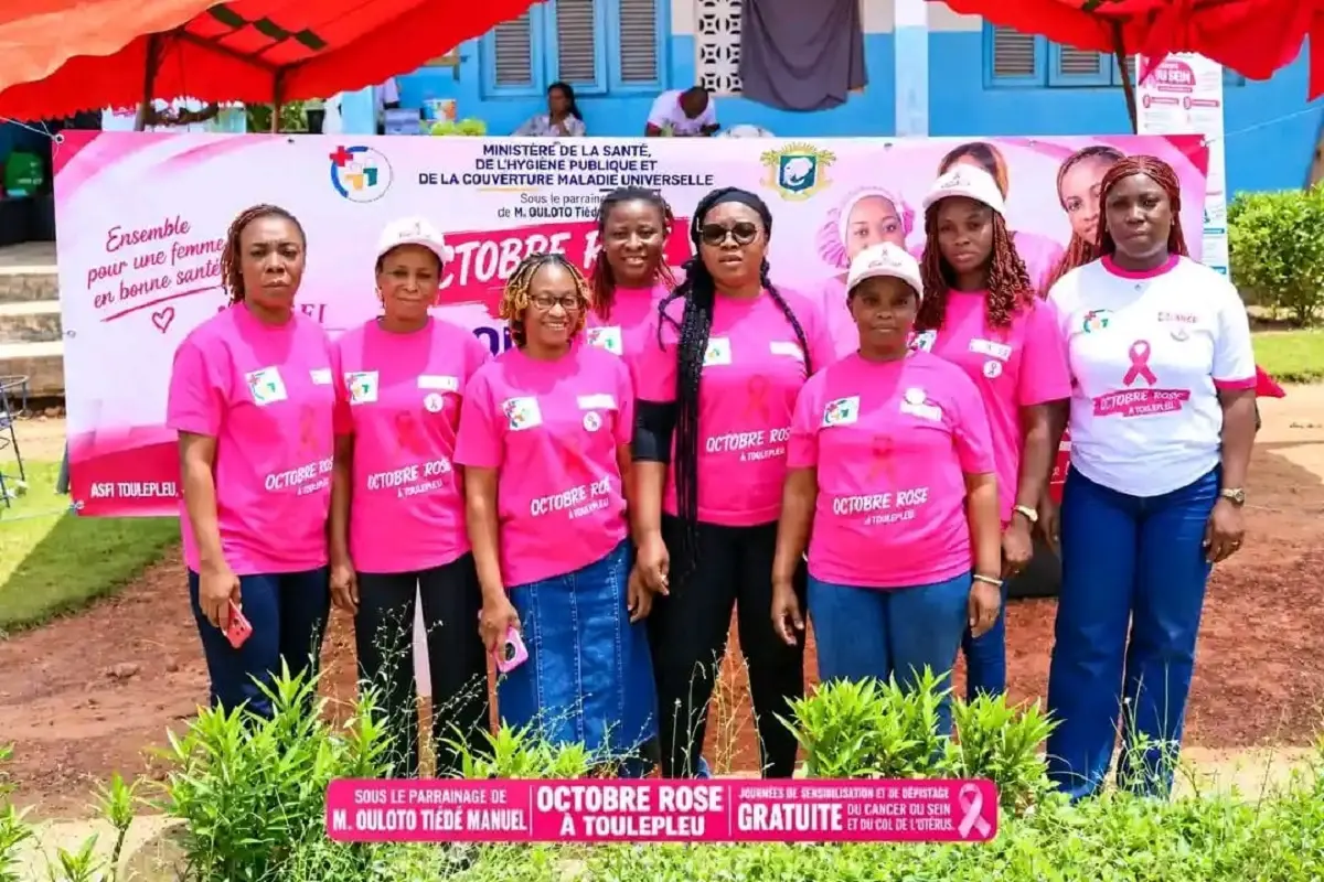 Toulepleu : 1 200 femmes dépistées gratuitement contre les cancers du sein et du col de l’utérus