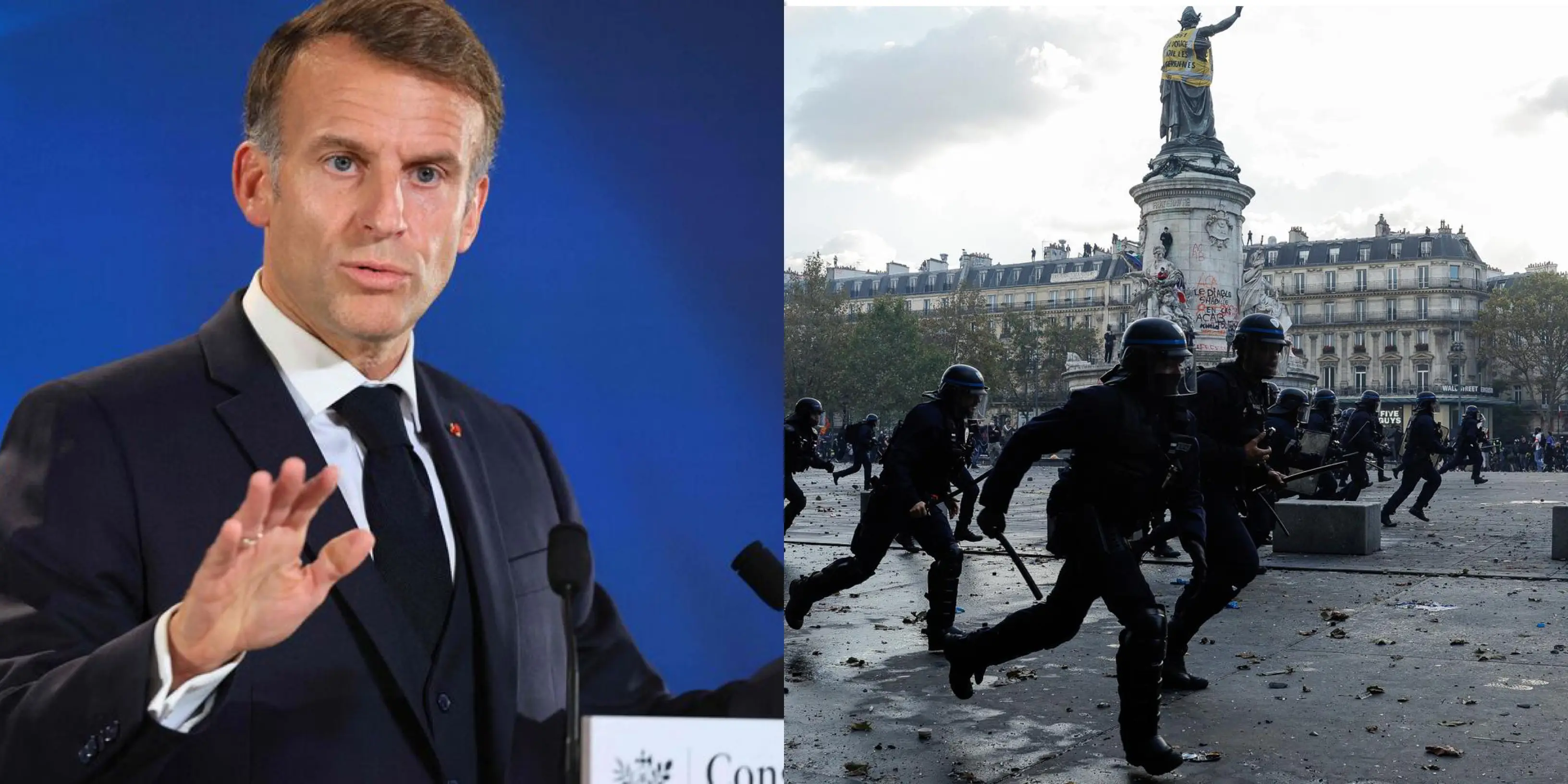 Émeutes et pillages en France : Macron hausse le ton et annonce des poursuites