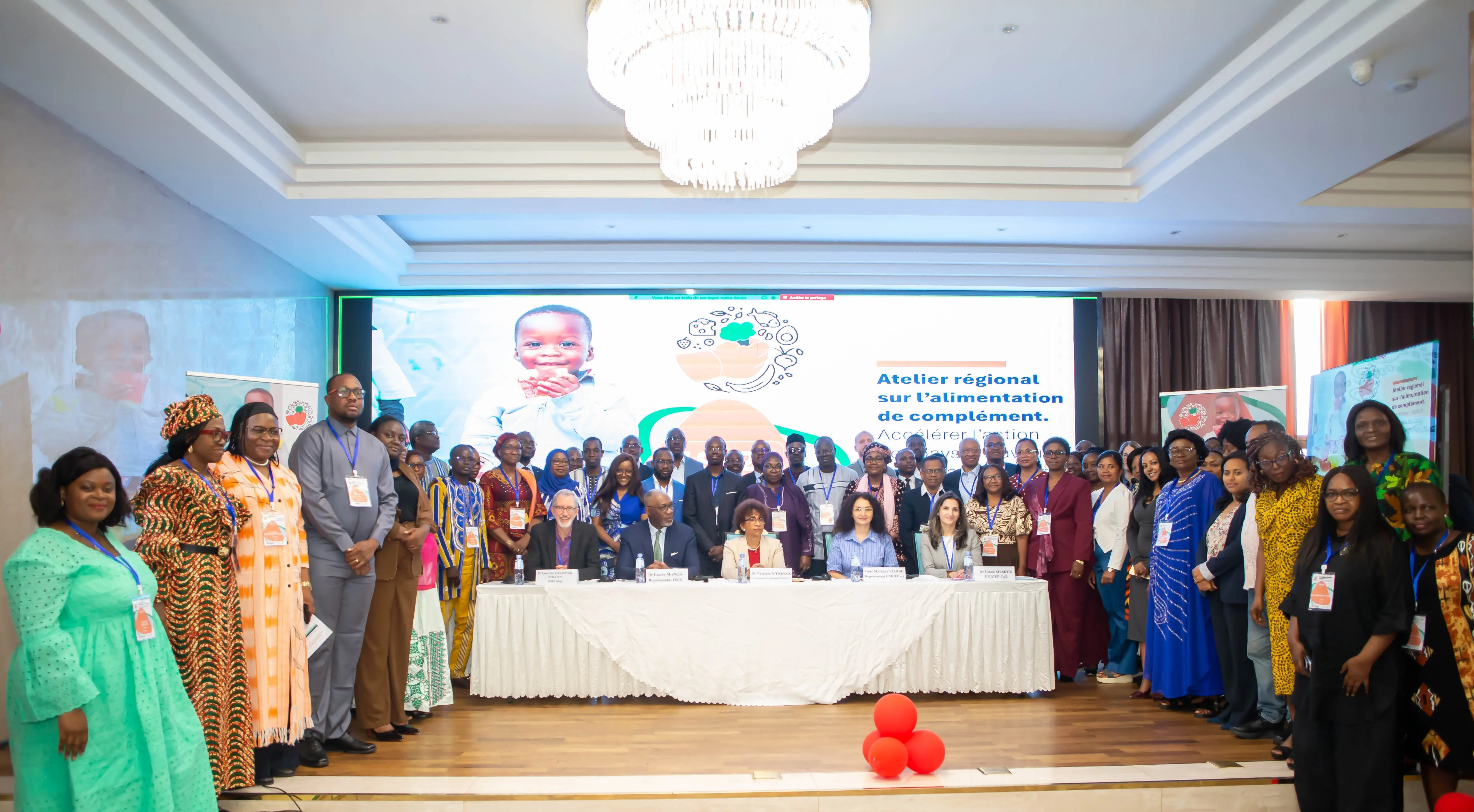 Côte d’Ivoire : l’OMS et l’UNICEF en atelier régional sur l’alimentation des jeunes enfants du 19 au 21 octobre