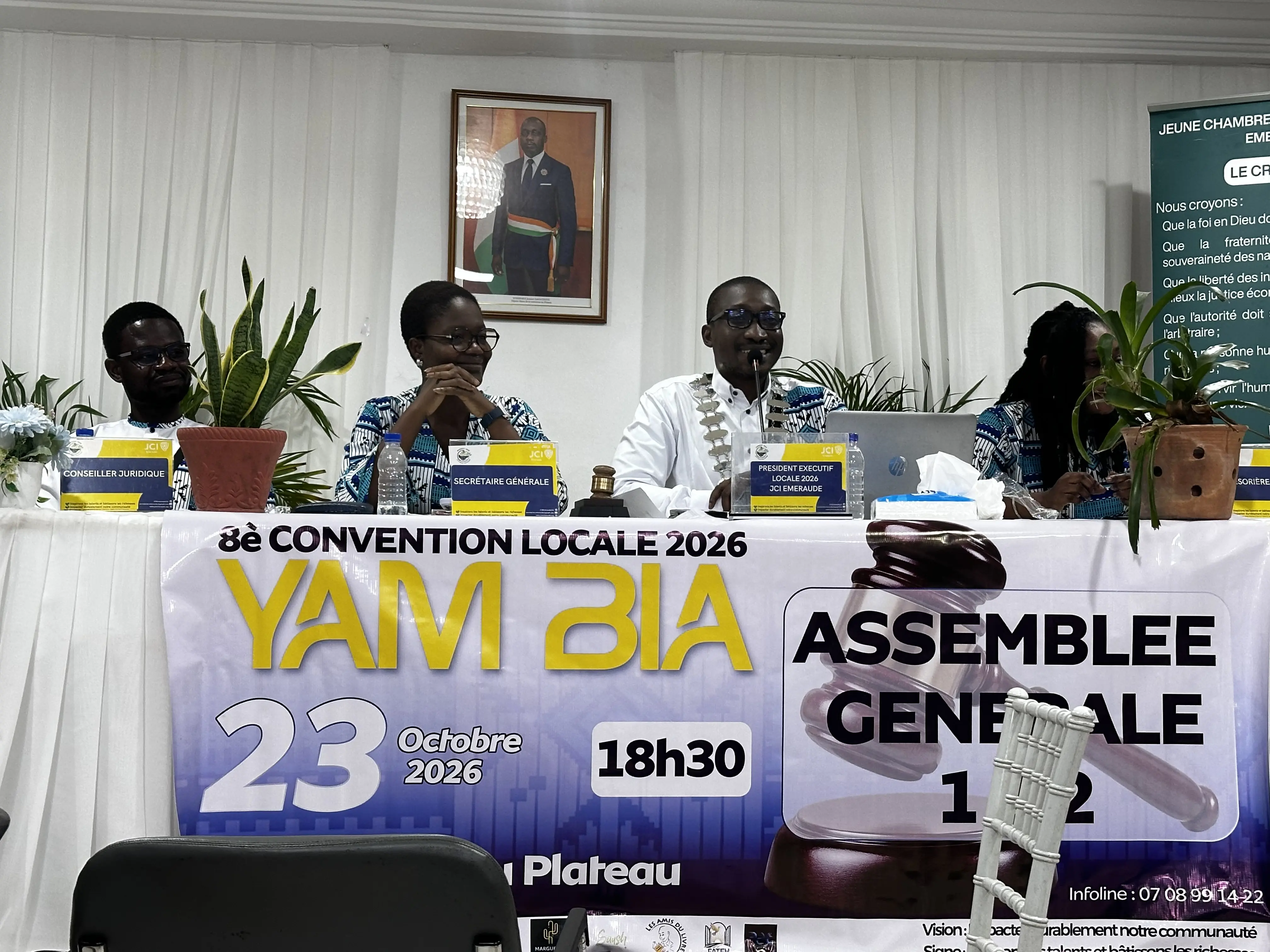 Outgoing JCI Émeraude President Reports 95% Project Completion Rate