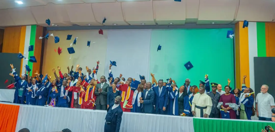 Promoting Excellence: 41 Students Graduate from Saint John Paul II University in Yamoussoukro