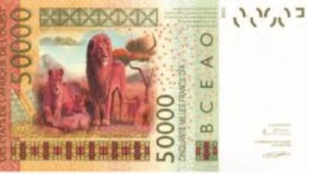 La Bceao dément la mise en circulation d'une nouvelle coupure de 50 000 FCFA. (Ph: DR)