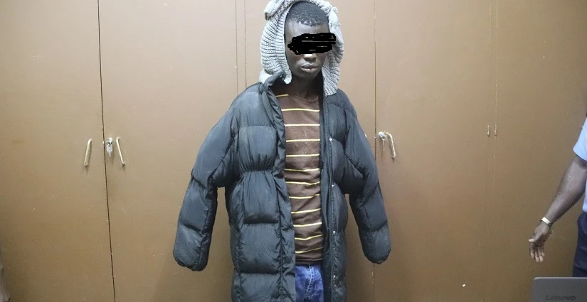 Ramane, l’homme au blouson noir qui écumait depuis quelques mois différents quartiers de Dimbokro (Ph : DR)