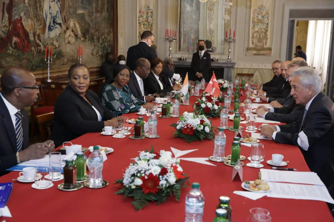 Séance de travail entre la délégation ivoirienne et italienne à Venise