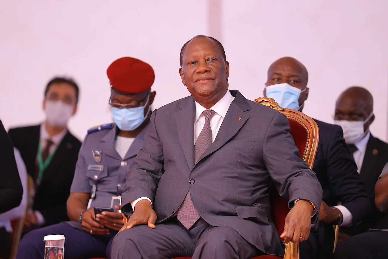 Alassane Ouattara, président de la République de Côte d'Ivoire (PhDr).