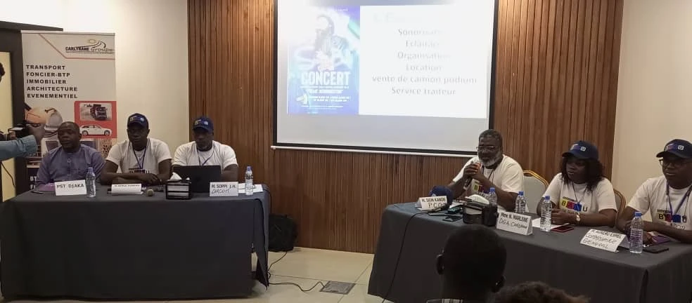 Les organisateurs du concert de Sonnie Badu promesse du lourd (PhDr).