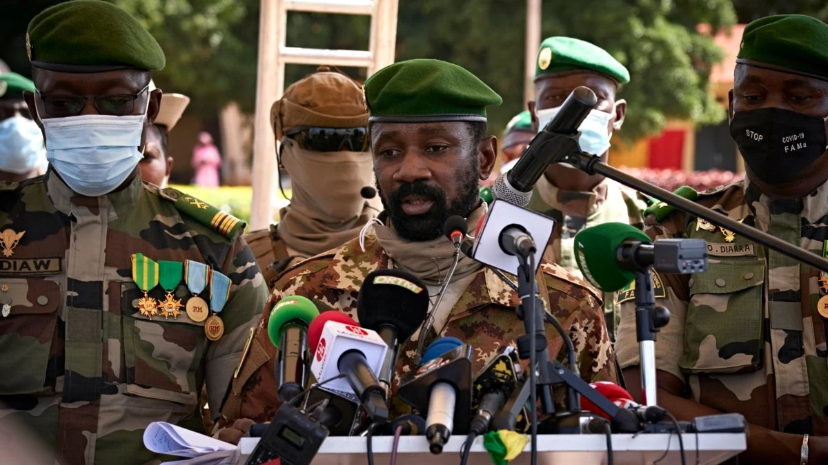 La junte au pouvoir au Mali