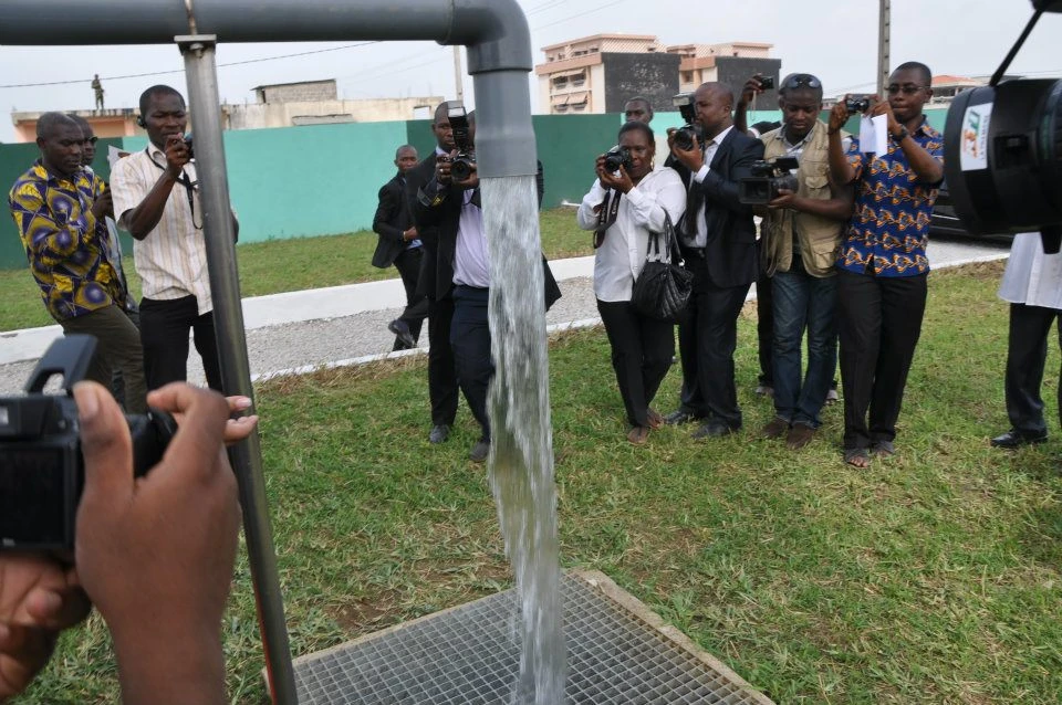 L'eau potable est à nouveau disponible dans les robinets à Bouaflé