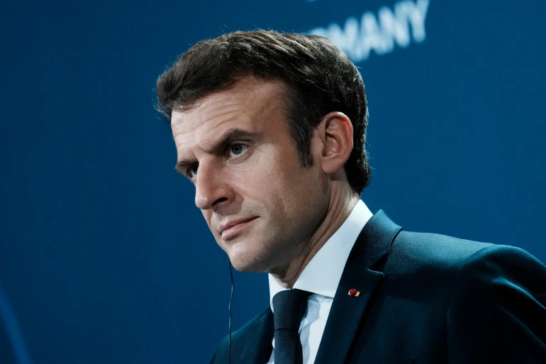 Le Président Français Emmanuel Macron