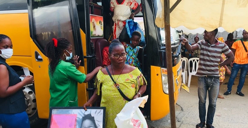 Des réfugiés ivoiriens au Ghana on regagné le pays