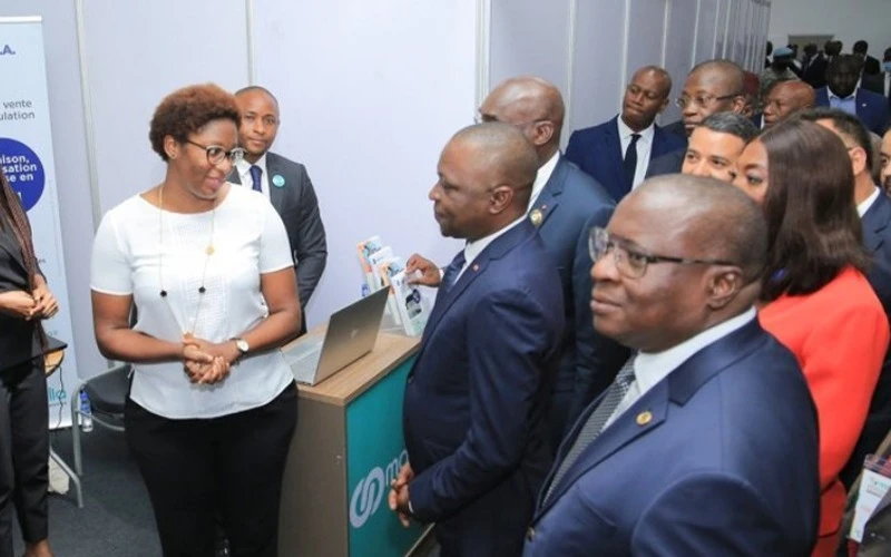 Le stand de cette entreprise a été visité par le ministre des Transports Amadou Koné.