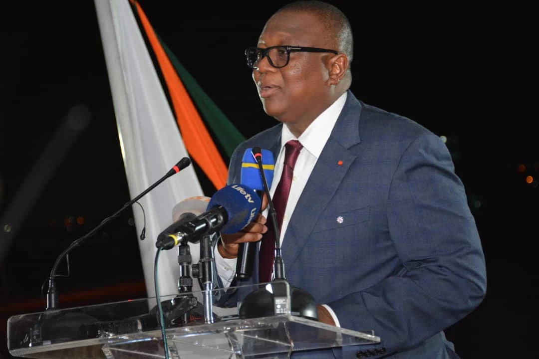 Le ministre de la communication et de l'économie numérique, Amadou Coulibaly