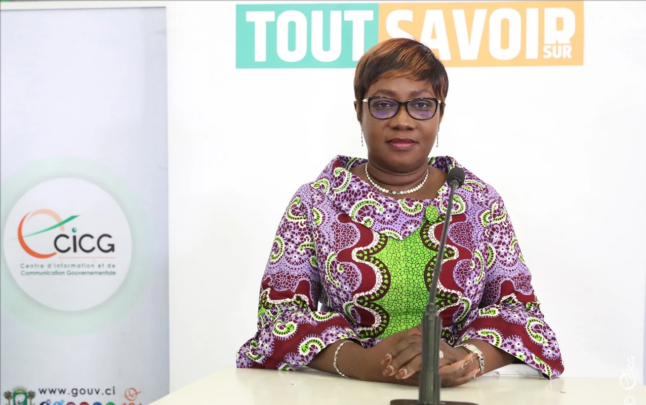 La directrice de cabinet adjoint du ministre de l'Emploi et de la Protection sociale, Bintou Coulibaly