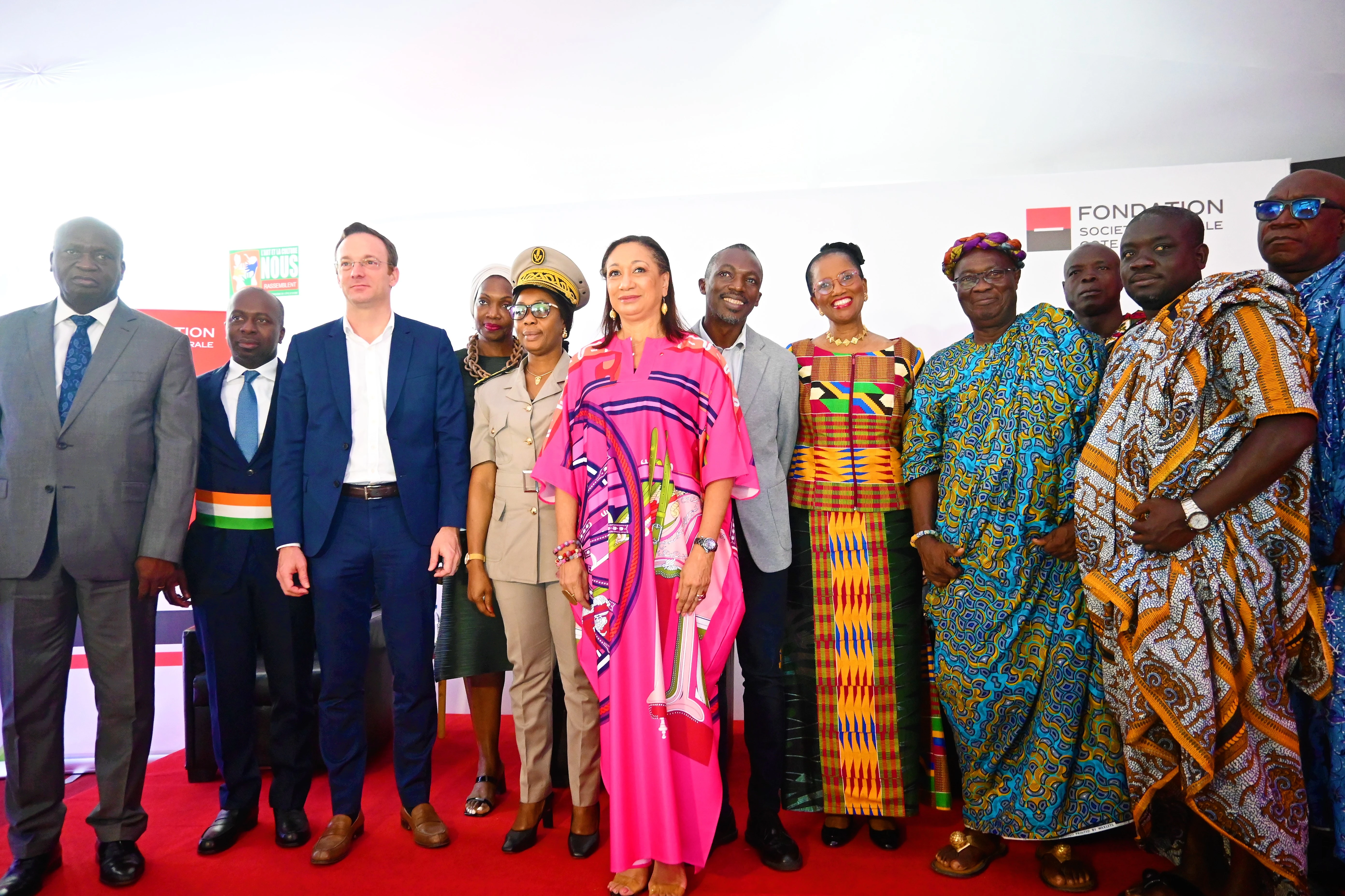 Cérémonie de lancement des travaux du musée des costumes de Grand Bassam. ( Ph: Dr)