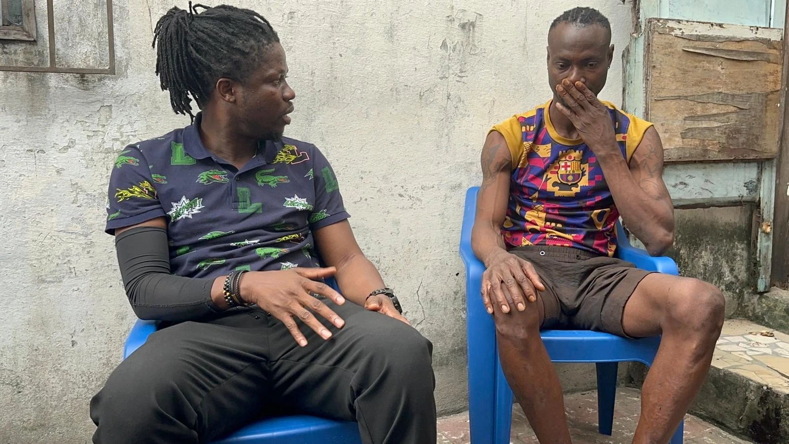 Le Directeur Général de la Fondation Franck Kessié et Yeboah Daniel