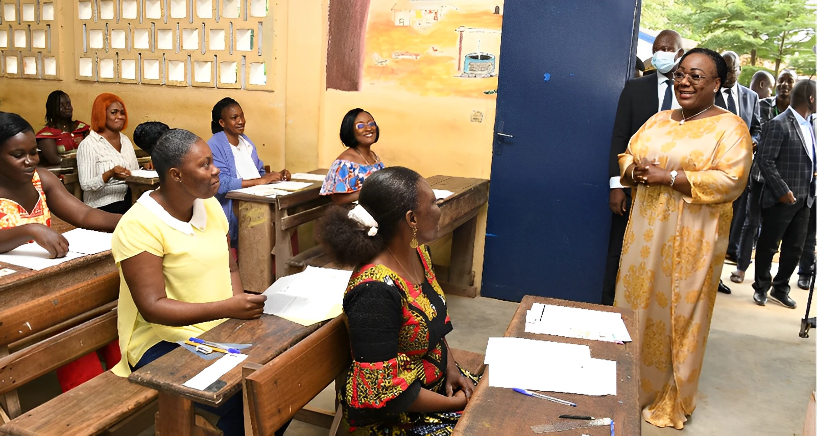 Le problème des faux diplômes a été abordé avec fermeté par Madame Ouloto. (Ph:DR)