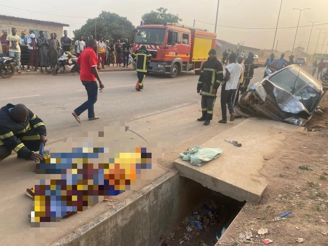 Un grave accident a eu lieu ce mardi à Bouaké