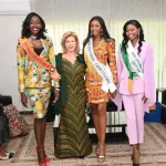 cote-d-ivoire-mme-dominique-ouattara-recompense-la-miss-diamala-marie-emmanuelle-et-ses-2-dauphines