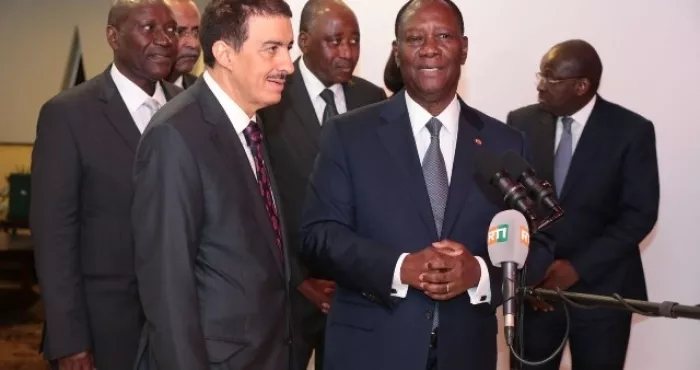 le-chef-de-l-etat-alassane-ouattara-a-echange-avec-le-secretaire-general-de-l-organisation-de-la-cooperation-islamique-et-le-president-de-la-banque-islamique-de-developpement