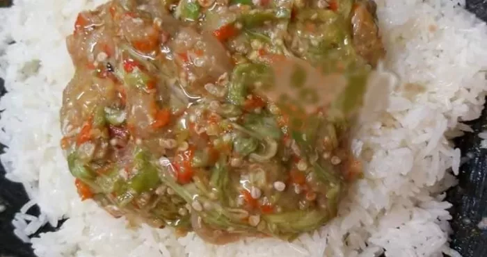 le-gboais-koho-mixture-de-gombos-et-d-aubergines-acccompagnee-de-riz-local