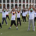 6eme-edition-de-la-sediv-les-agents-des-douanes-en-pleines-activites-sportives-a-treichville