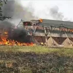 un-incendie-consume-le-gymnase-du-lycee-scientifique-de-yamoussoukro