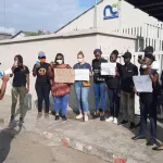 scandale-nci-sit-in-de-la-ligue-ivoirienne-des-droits-de-la-femme-devant-les-locaux-de-la-chaine