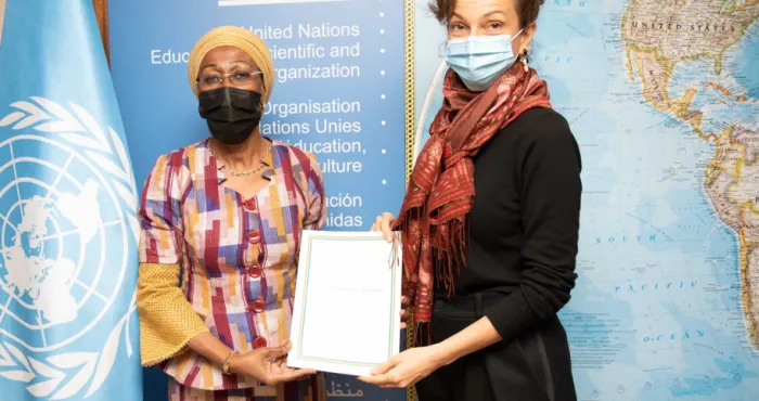 unesco-bakayoko-ly-ramata-presente-ses-lettres-de-creance-voici-ses-plaidoyes-en-faveur-de-la-cote-d-ivoire