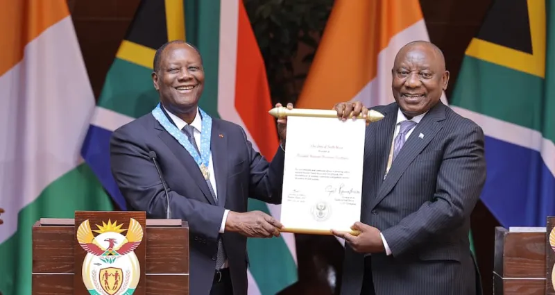 cooperation-ivoiro-sud-africaine-ouattara-et-ramaphosa-resserrent-les-liens