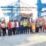 port-autonome-d-abidjan-des-journalistes-visitent-le-2eme-terminal-a-conteneurs