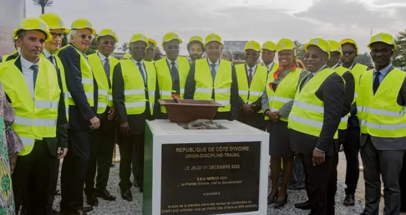 developpement-du-secteur-hotelier-patrick-achi-pose-la-premiere-pierre-du-complexe-akwaba