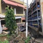 bingerville-le-confrere-fernand-dedeh-echappe-a-la-mort-un-camion-de-bouteille-de-gaz-arrache-son-portail